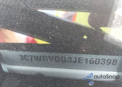 2018 Ram Promaster 3500 Low Roof из США, поврежденный, VIN 3C7WRVGG3JE160398